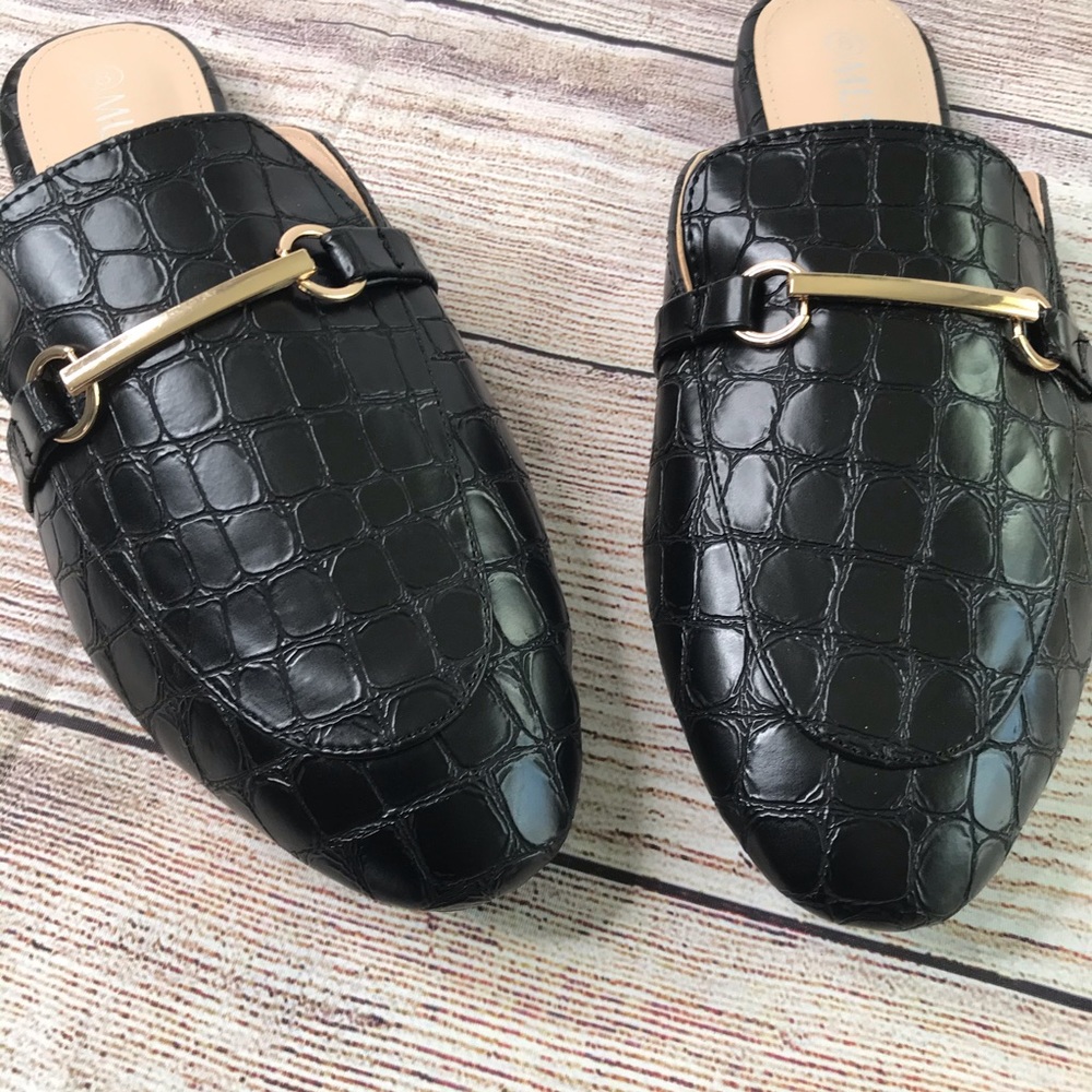 Black Mule Slides Size:8 - Picture 5 of 10